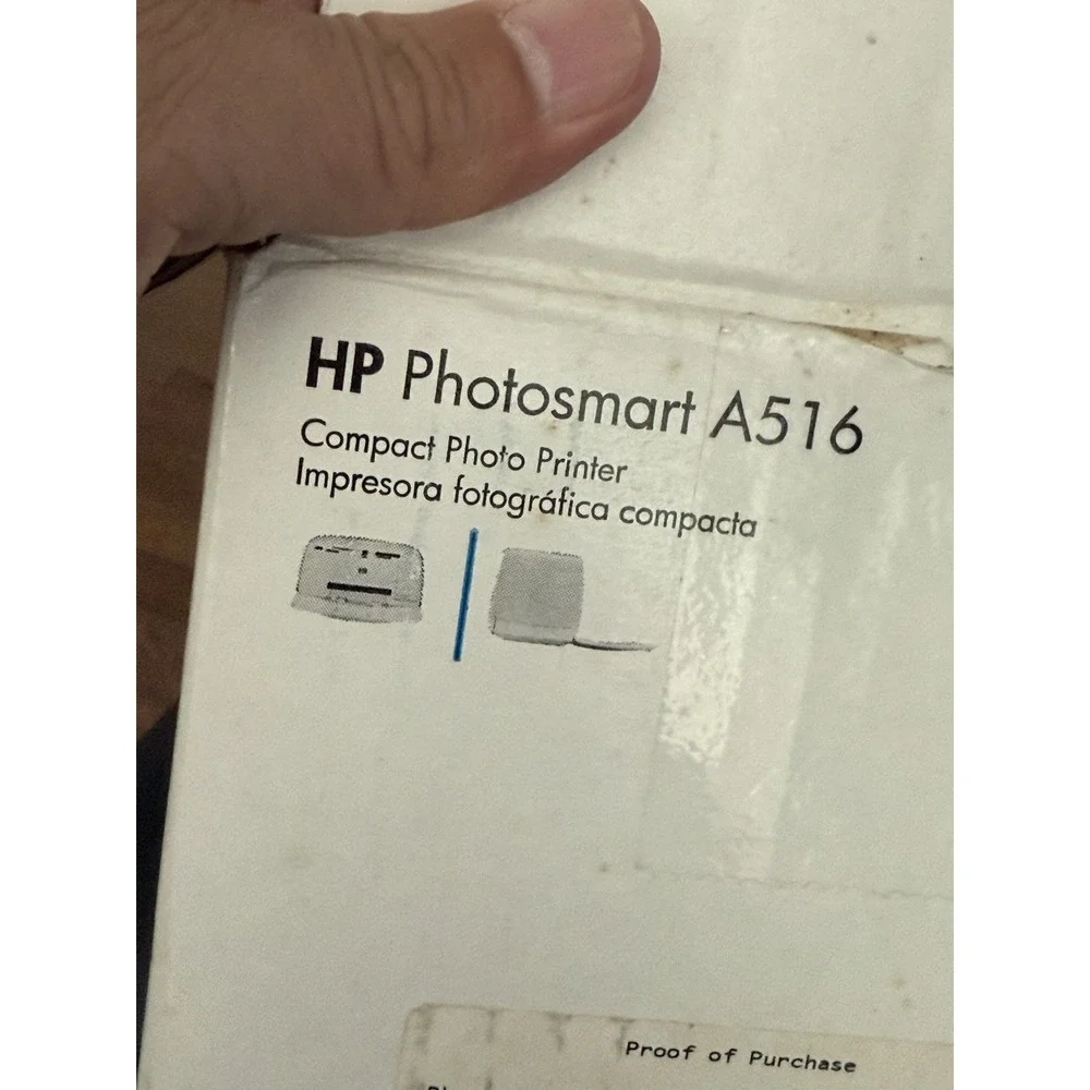 HP Photosmart A516 Digital Photo Inkjet Printer, Untested No Power Cord
